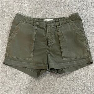 Nili Lotan Women's Olive UTILITY SHORT - Size 0